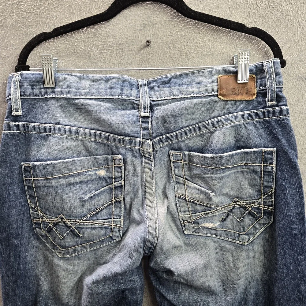BKE Men Jeans 33R Blue Denim Carter Straight 31